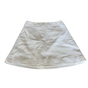 EXPRESS‎ Women's A-Line Mini Skirt; Lined; Ivory; Size 00
